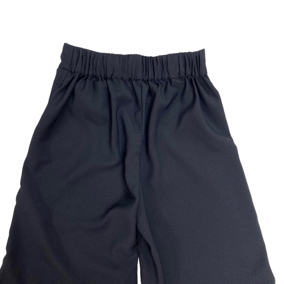 MADEWELL Huston Wide Leg Cropped Crepe Pants In Black Size XS Style#L0297 - Picture 5 of 8